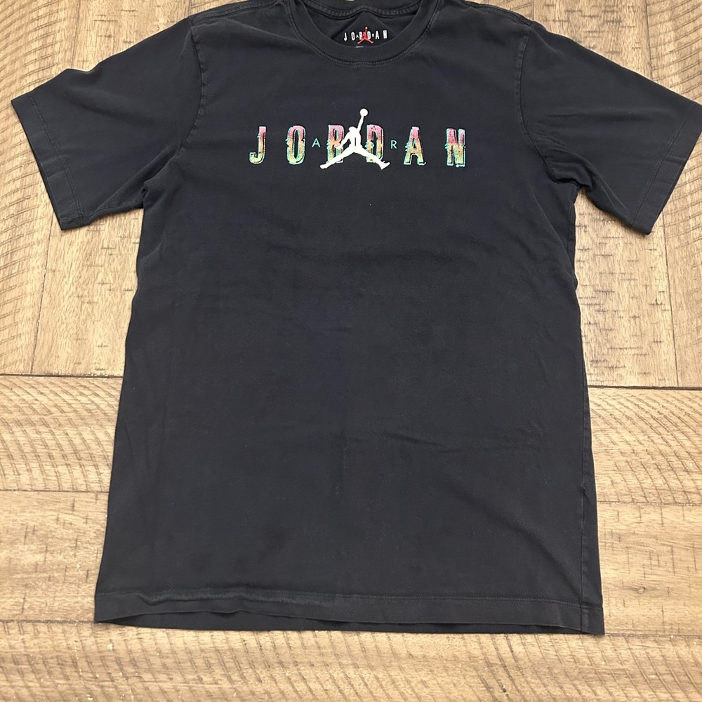 Retro Jordan Black Short Sleeve Tee